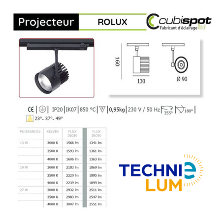 Projecteur LED - ROLUX