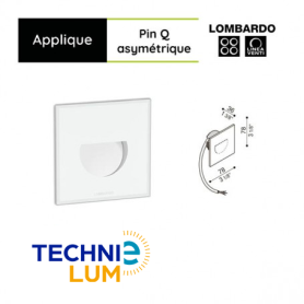 Applique LED - PIN Q asymétrique