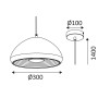 Suspension HUBA P IndigoLighting