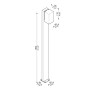 BORNE LED LOMBARDO - Trend 60 Post H800